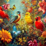 Puzzle Enjoy Csivitelés és szárnysuhogás 1000 darab