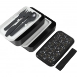 fekete macskás bento doboz 1,2 l