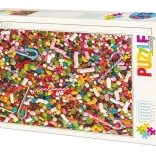 D-TOYS Édességek puzzle – 1000 darabos