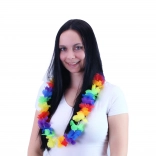 Hawaii nyaklánc színes virágokkal