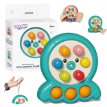 WOOPIE Ügyességi játék Kalapácsos Vakond Kötelel Polip Zöld 2 az 1-ben