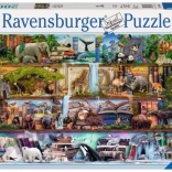 Puzzle Ravensburger Vadállatok királysága 2000 darab