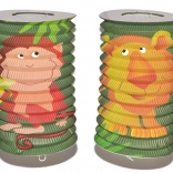 Lámpion henger állatmintával 16 cm