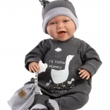 Realisztikus baba New Born hangokkal - 42 cm