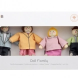 VIGA fa babakészlet – család, 4 db