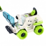 Tehetetlenségi meghajtású űrautó készlet űrhajóssal és műholddal