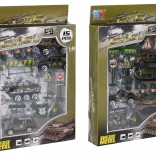 Katonai készlet fém közlekedési eszközökkel