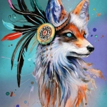 Puzzle Fantasy Róka 1000 darab Ravensburger