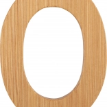 Small Foot bambusz betű O