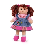 Lágy szövetből készült Melody baba a Bigjigs Toys-tól, 34 cm
