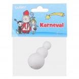 Karácsonyi dísz Wiky hóember vattából