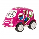 Formaválogató autócska – rózsaszín Pilsan