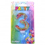 Partigyertya 3-as szám csíkokkal