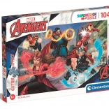 Csillogó Marvel Avengers puzzle, 104 darabos