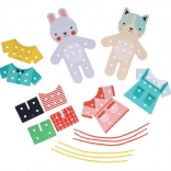 Cicas és nyulas öltöztetős fűzőcsomag