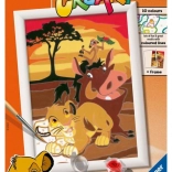 CreArt Disney: Az oroszlánkirály – számok szerinti festés