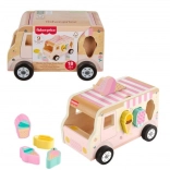 Fa autó fagylaltokkal - alakzat szeletelő