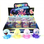 Tréfás nyomkodható polip antistressz játék