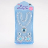 női ékszerszett – nyaklánc és fülbevaló