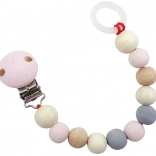 Hess rózsaszín cumi lánc klipsz