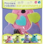 Kreatív készlet – Mela, a filc macskás plüss