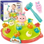 Woopie interaktív játék – üsd a vakondot – oktató szórakozás kalapáccsal és répákkal