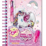 Napló egyszarvú motívummal kreatív gyerekeknek