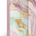 Notique Heti Mágneses Napló Rózsaszín Márvány 2026