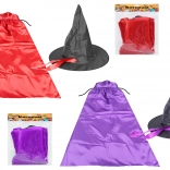 gyerek boszorkány/javasember jelmez – kalap és köpeny