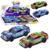 Versenyautó súrlódásos meghajtással fények és hangok