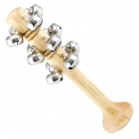 Bino csengőjáték fa fogantyún csilingelő harangokkal