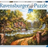 Ravensburger puzzle Tanyaház a folyónál 500 darab