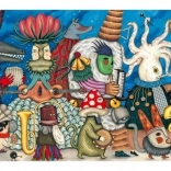 Panorámás puzzle Zenekar 500 darab DJECO