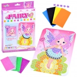 kreatív habmozaik – tündér, öntapadós kirakó