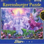 Ravensburger világító puzzle Varázslatos egyszarvú éj XXL 200 darabos