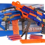 Mega karabély BLAZE STORM hablövedékekhez – kék, automata blaster