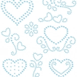 Vasalható strasszköves applikáció – ragyogó virágok