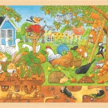 Goki fa puzzle Kertünk zugai 96 darab
