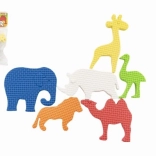 Teddies vízre tapadó zoo matricák – 6 darabos készlet
