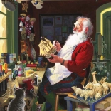 Puzzle Télapó műhelye 500 darab Cobble Hill