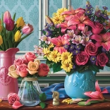 ANATOLIAN Puzzle Virágok vázában 1000 darabos