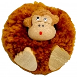 Mágneses fa majom pomponnal