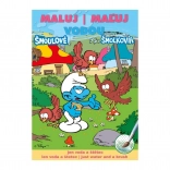 Vízfestős kifestő A5 – Hupikék törpikék 15 × 21 cm