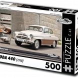RETRO-AUTA puzzle Škoda 440 – 500 darab