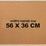 Parafa kirakóalátét 56 × 36 cm kerettel