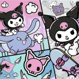 Kuromi szórakoztató puzzle 30 darabbal