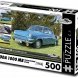 Puzzle RETRO-AUTA Škoda 1000 MB 1966 – 500 darab