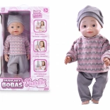 Interaktív pisilő baba 43 cm NATALIA COLLECTION