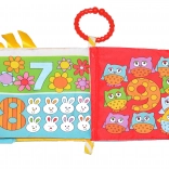 Textil babakönyv 15 × 15 cm