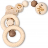 Babakocsihoz akasztható mókus játék